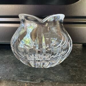 Mikasa Yugoslavia Heavy Cut Lead‎ Crystal Vase/Bowl votive holder